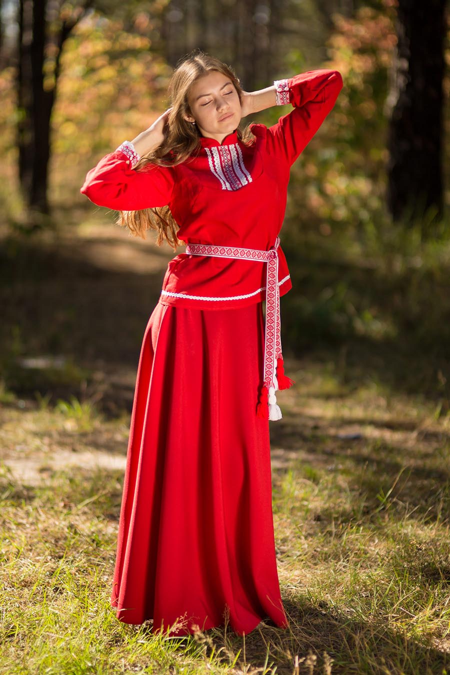 Underwear Women in Slavic costumes in Bansi