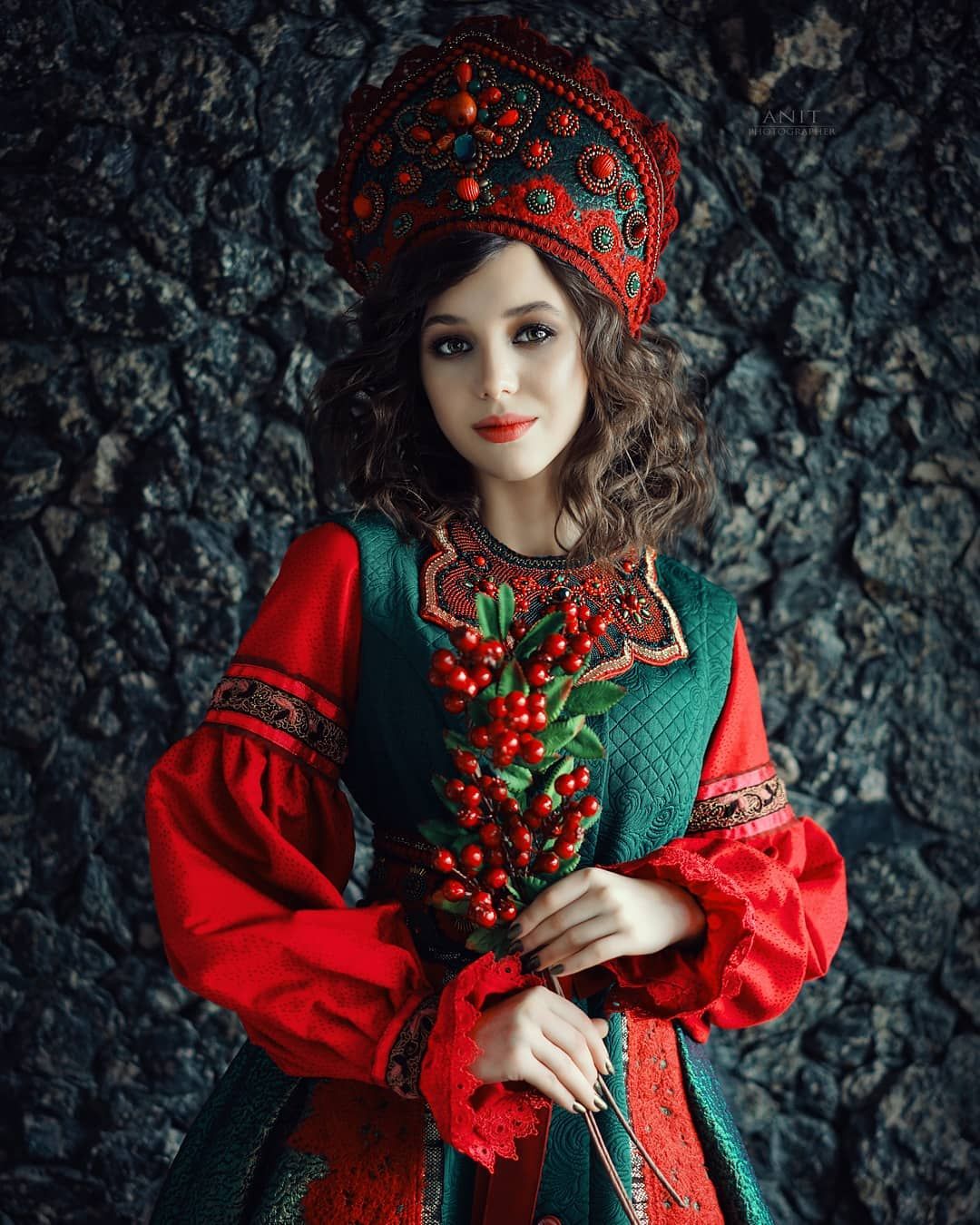 Nude girl Women in Slavic costumes in Bansi